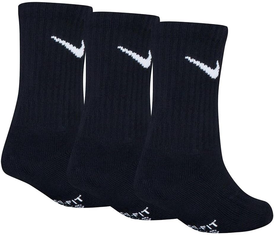 YTH 5Y-7Y Nike Boys' Regular Cut Crew Socks